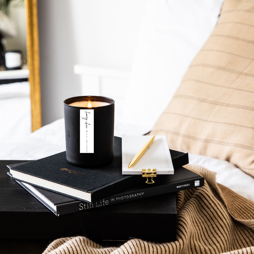 7.1 oz glass candle | luxury candle