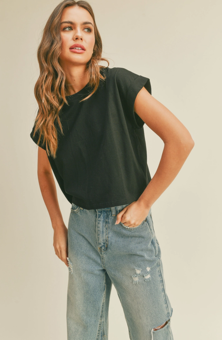 miou muse cropped tee