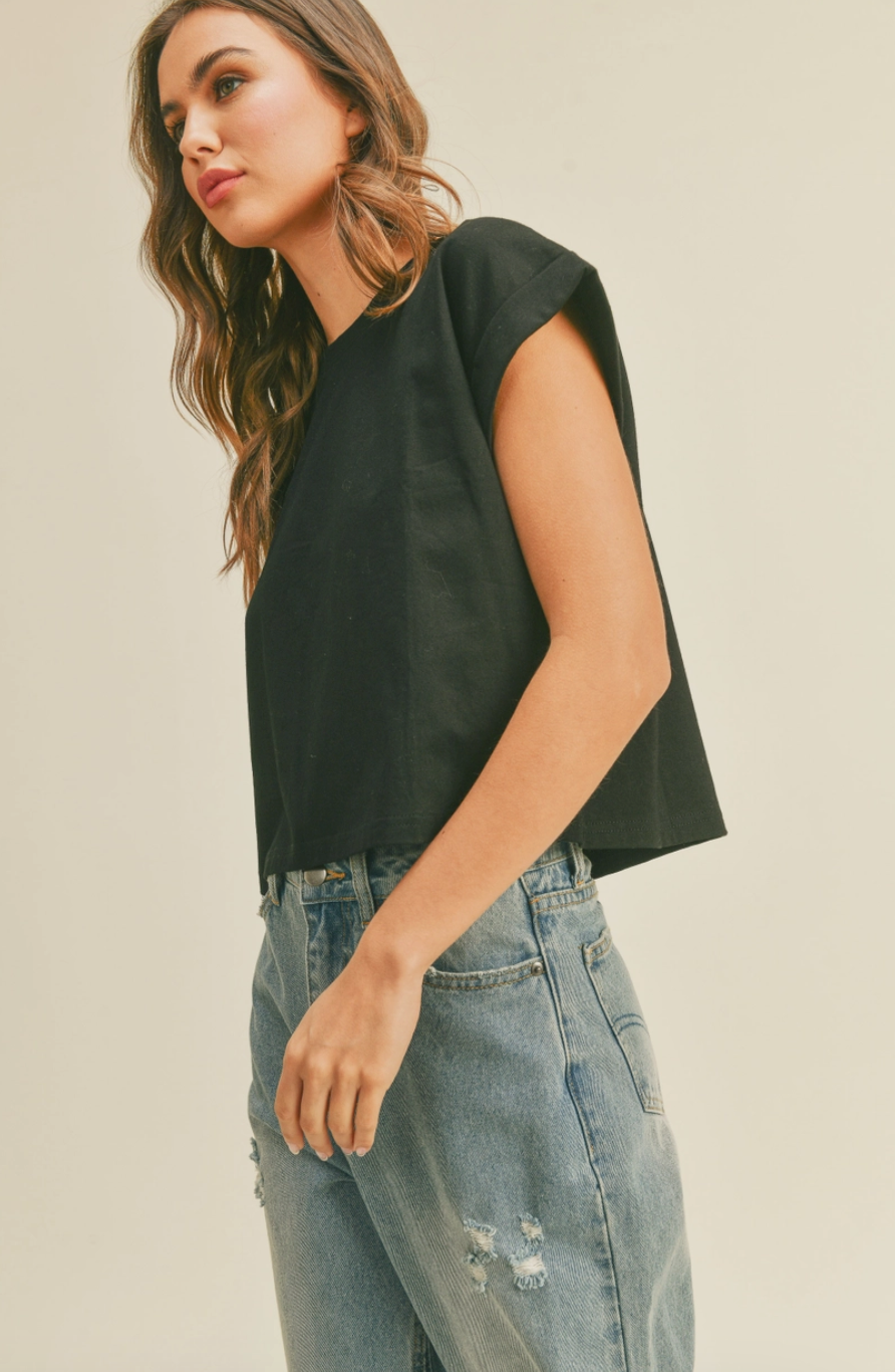 miou muse cropped tee