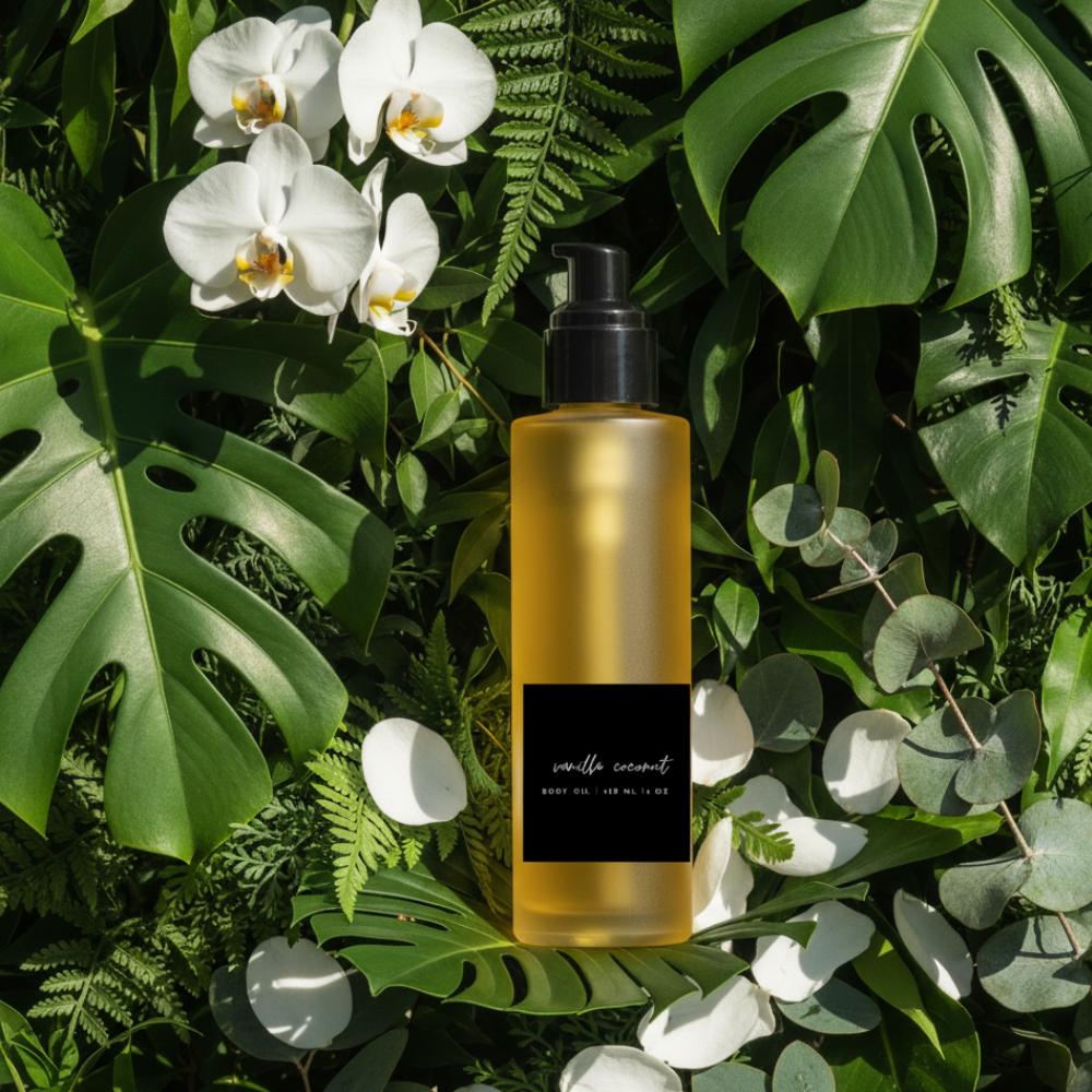 vanilla coconut limited edtion body oil