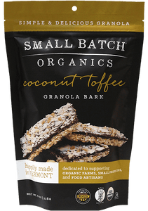 small batch organics granola bark